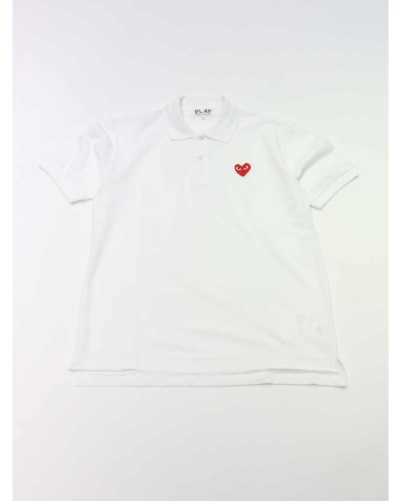 PLAY Comme des Gar&#231;onsivC RfM\jAX-T006-051 POLO RED EMBLEM