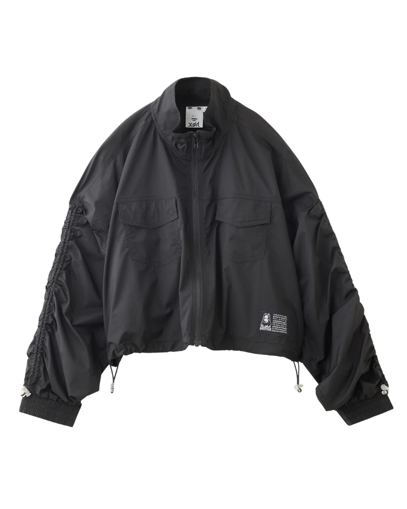 X-girliGbNXK[) 4582700437219 FACE LABEL SHEER SHIRT JACKET