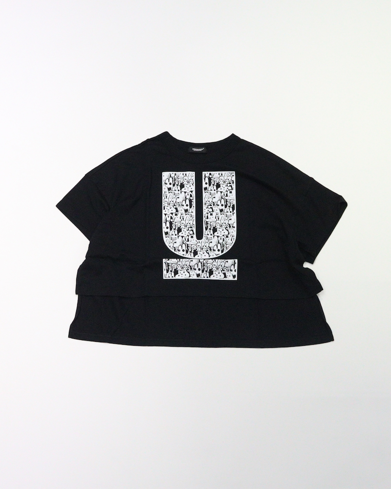 UNDERCOVERiA_[Jo[jUC1E8808-1  FRONT SHORT WIDE TEE CREATURES U