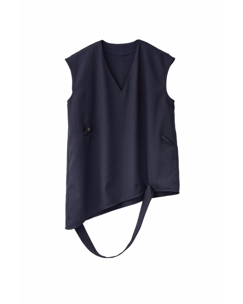 Knuth Marf (Nk[X}[t) KM25SUG03 2way asymmetry blouse