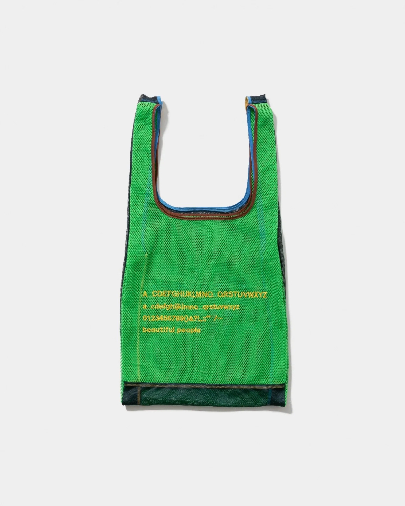 beautiful people (r[eBts[v) 1535612014 alphabet embroidery marche flip bag