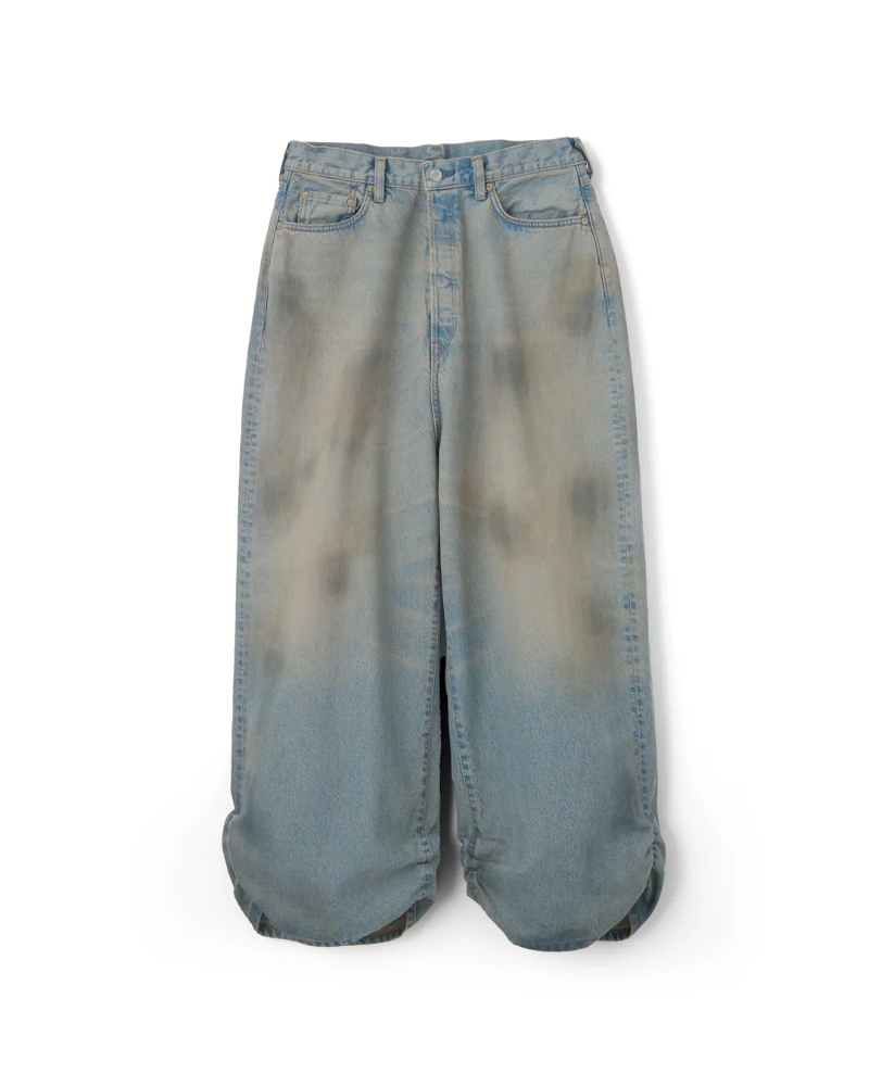 refomed(tHbh) REPT-ED001U FRESH MAN DENIM WIDE PANTS by EDWIN"USED"