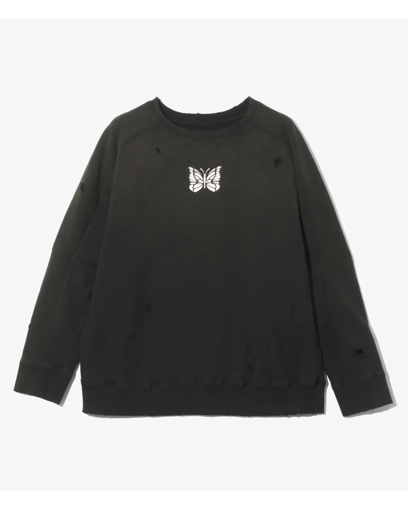 NEEDLESij[hYjRW336 DECONSTRUCTED SWEATSHIRT-FRENCHTERRY