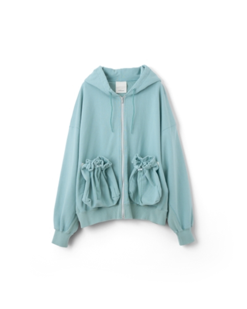 refomed(tHbh) RECU-022 "KINCHAKU" ZIPUP HOODIE