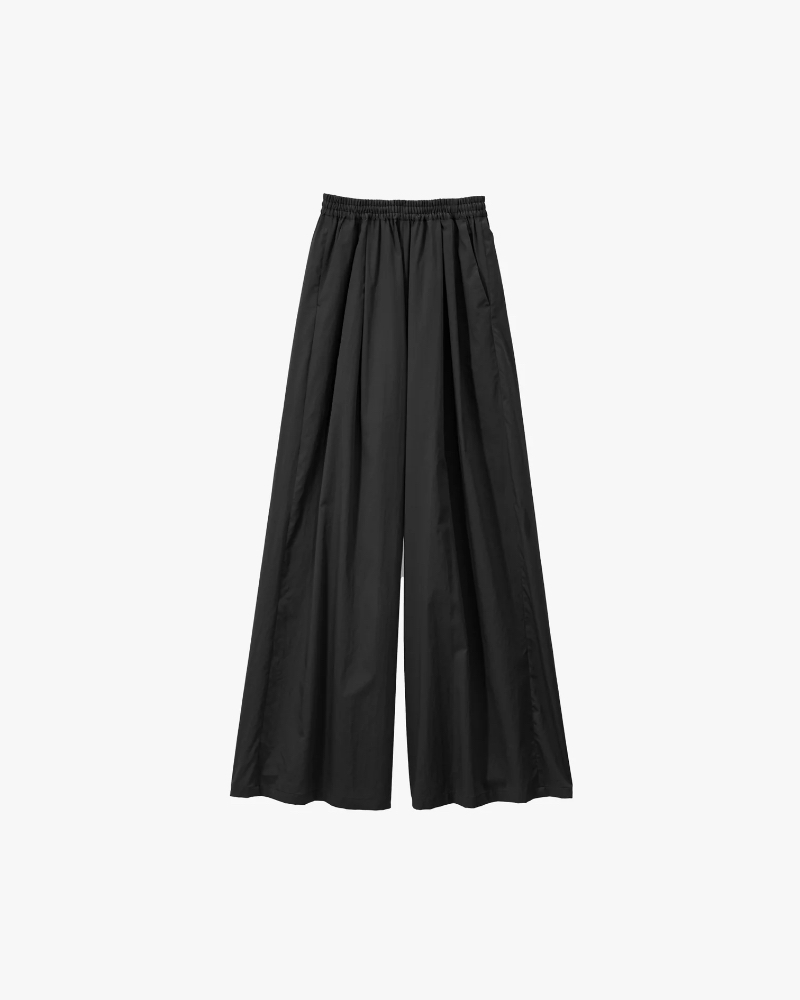 GraphpaperiOty[p[ jGL253-40185 Silicon Poplin Two Tuck Easy Wide Pants