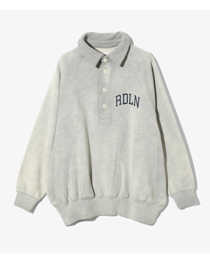 RHODOLIRIONihI) RV1069 LOGOTYPE POLO SWEATSHIRT