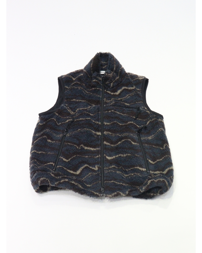 PHEENYitB[j[jPA25-BL02 Wave boa vest