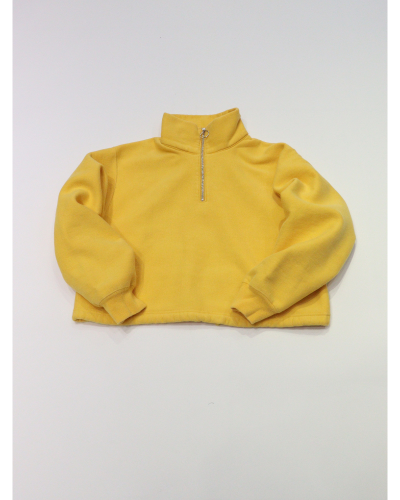 PHEENYitB[j[jPA25-CS01 Athletic fleece half zip P/O short