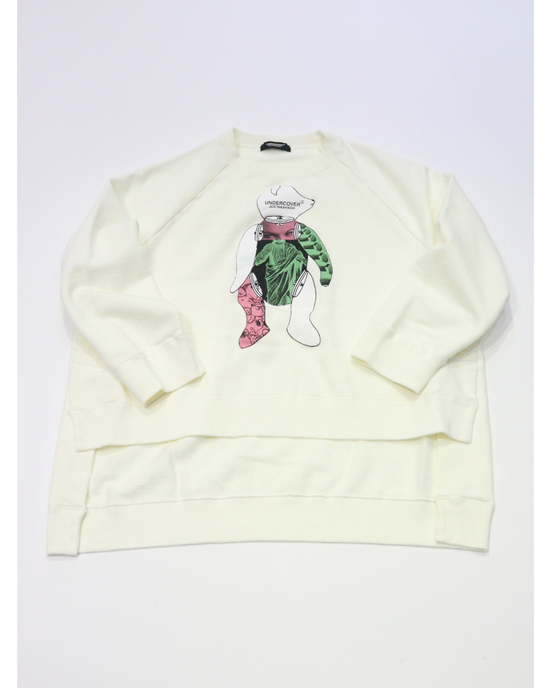 UNDERCOVERiA_[Jo[) UC2E1894-2 FRSHORTSWEAT TEDDY MIX