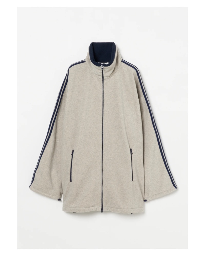 INSCRIRE (AXNA) IC25DAI25AWBC120 Fleece Loose Fit Track Jacket