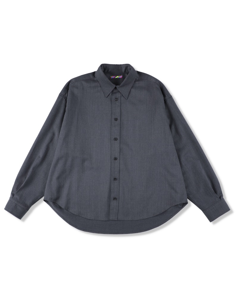 is-nessiCYlX) 25AW_11_UN22SHLS01-1 Wool Poly Standard Shirt