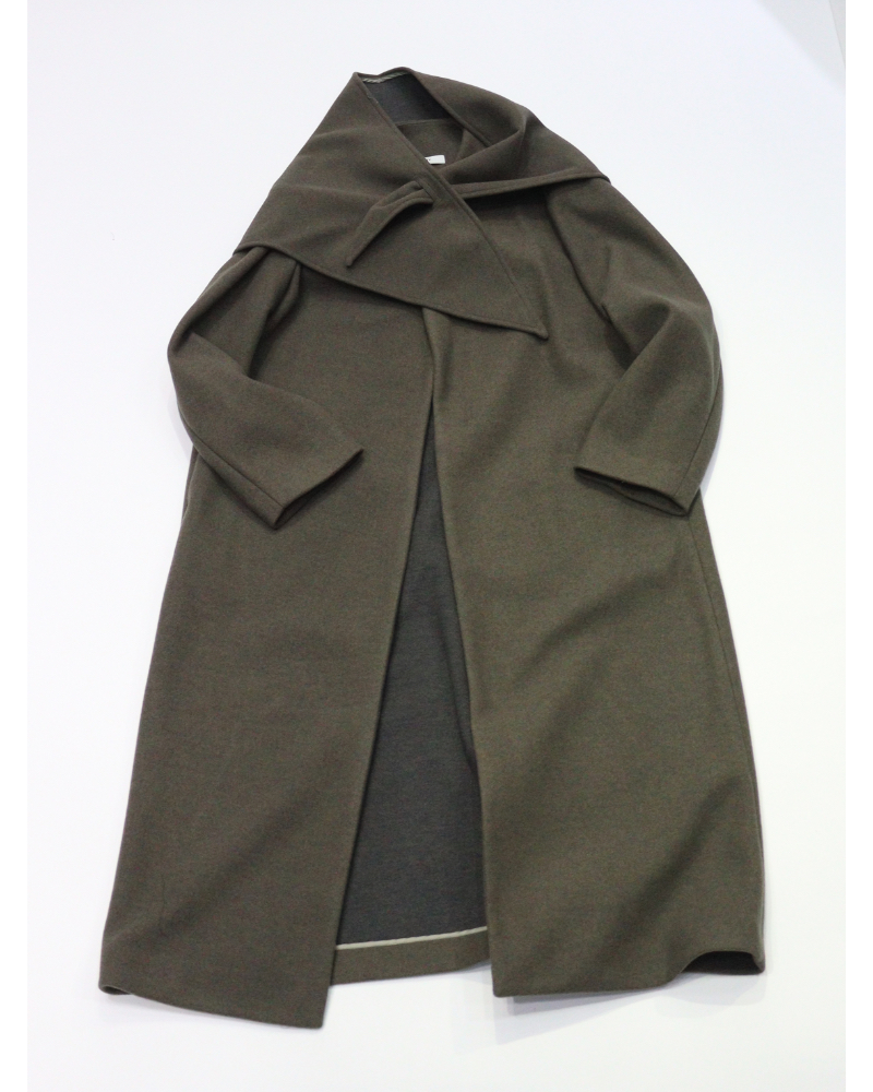 PHEENYitB[j[jPA25-CO01 Needle rever stretch scarf coat