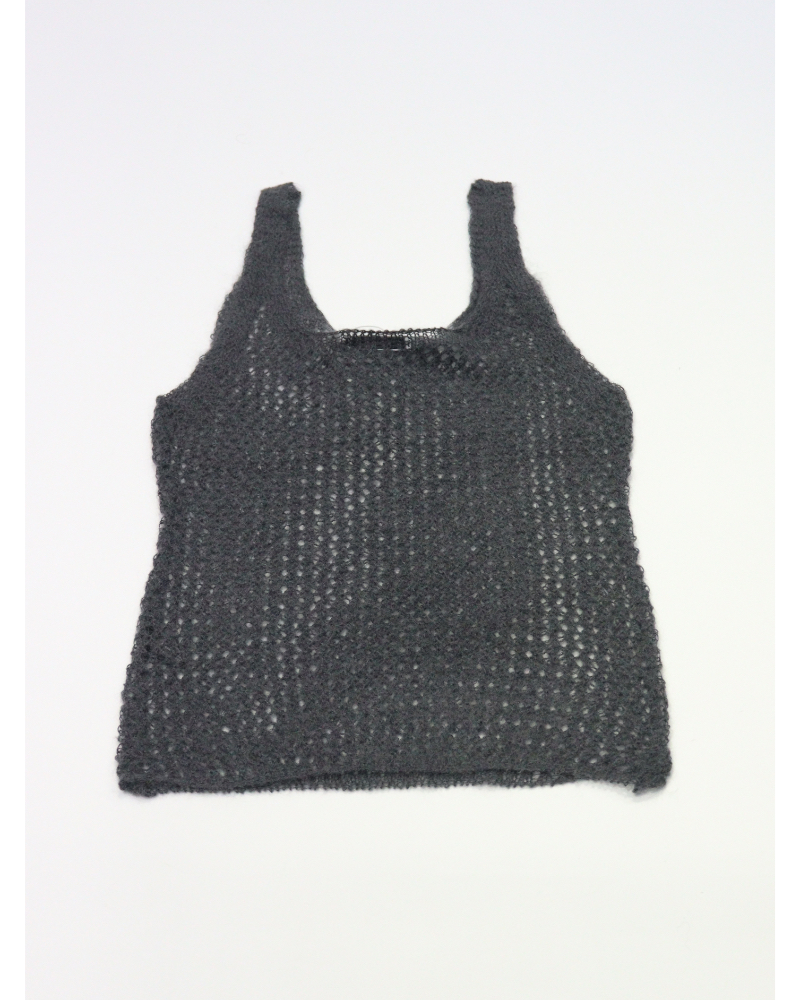 PHEENYitB[j[jPA25-KT06 Mohair mesh tank top