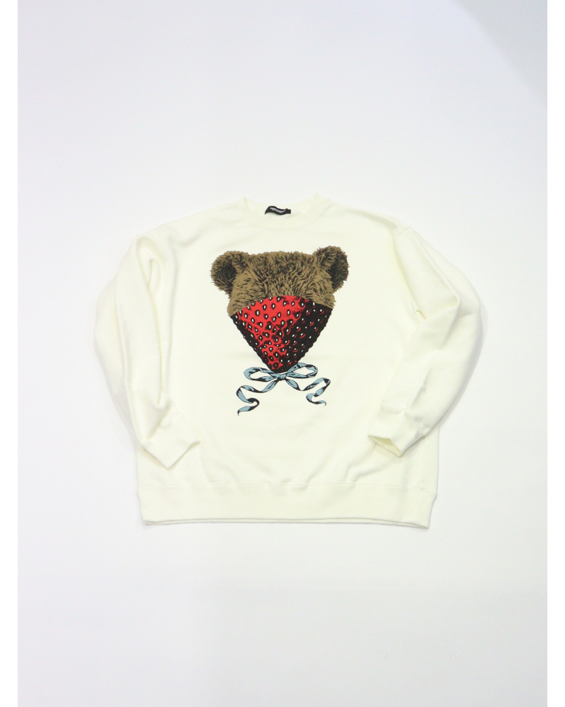 UNDERCOVERiA_[Jo[) UC2E1895-1 BIG SWEAT BEAR STRAWBERRY