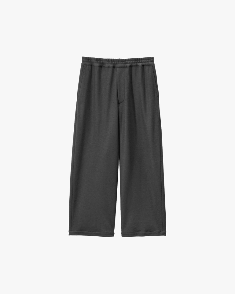 GraphpaperiOty[p[ jGU253-40223B Wool Smooth Flannel Easy Wide Pants