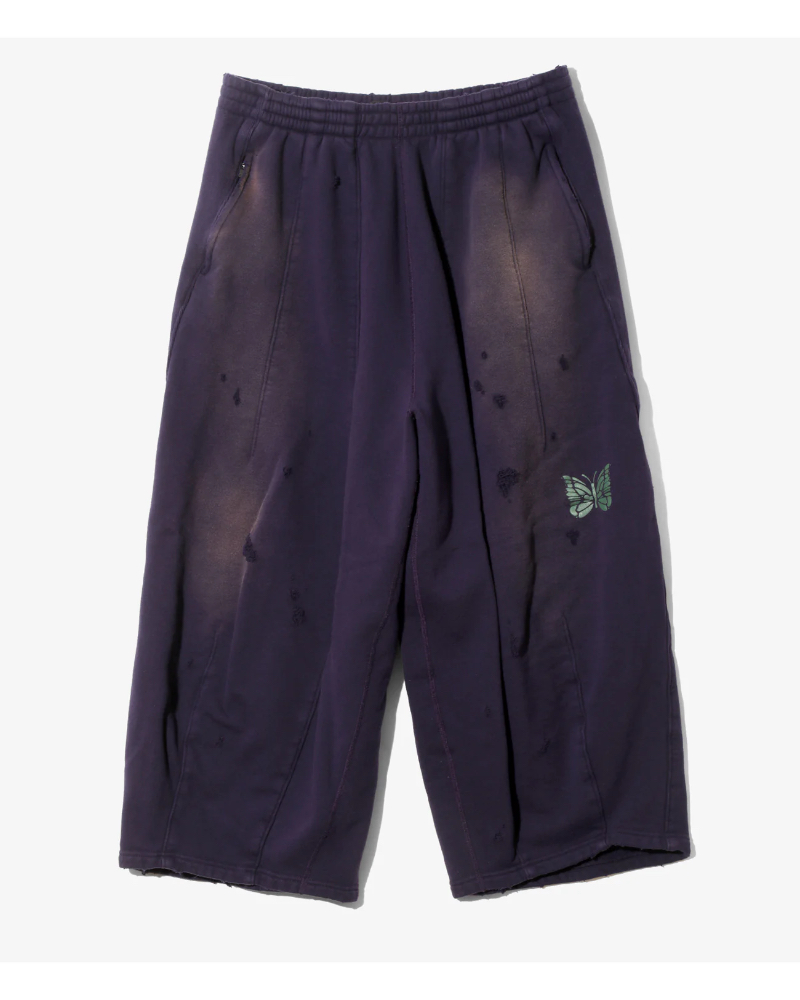 NEEDLESij[hYjRW337B DECONSTRUCTED H.D. SWEAT PANT - COTTON FRENCH TERRY