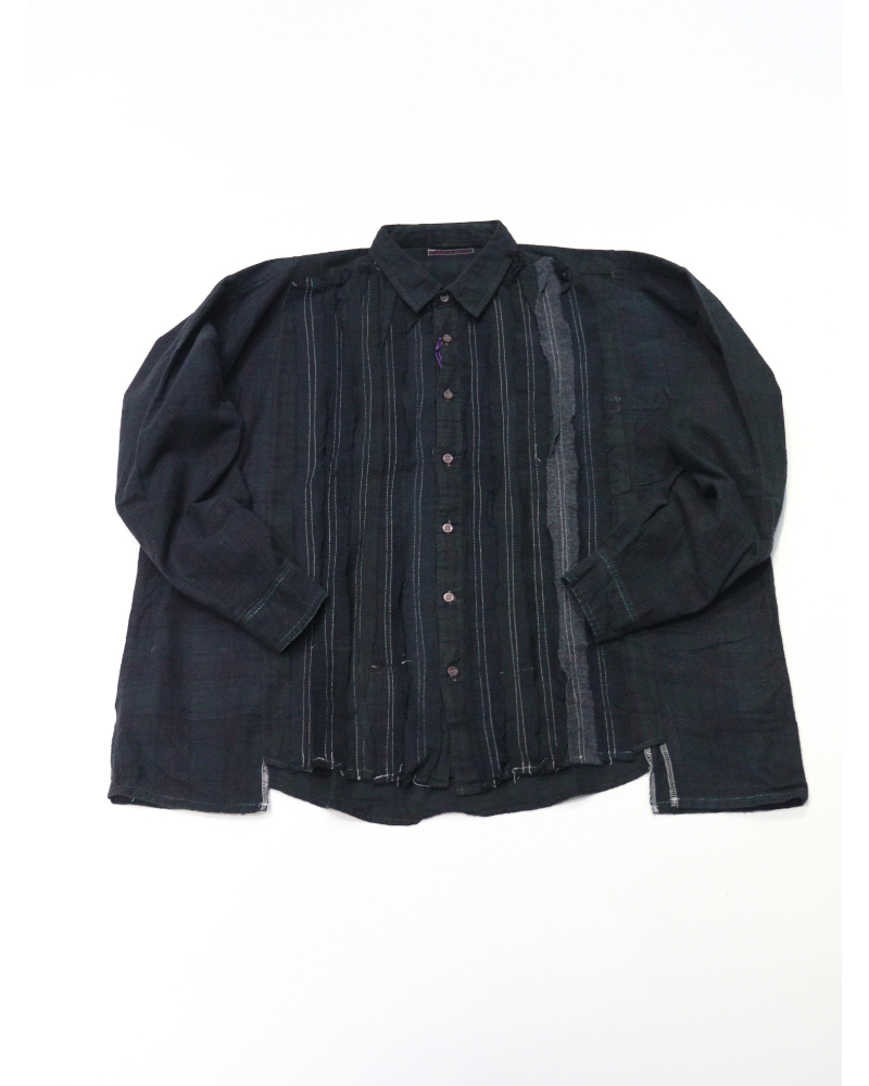 NEEDLESij[hYjRW397C Rebuids by Needles Flannel Shirt RibbonWide Shirt /O.D