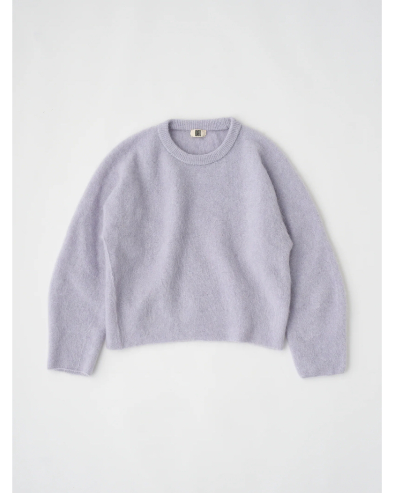 unfiliAtBjWVFL-UW114 STRETCH SUPERKID MOHAIR CREW-NECK P/O