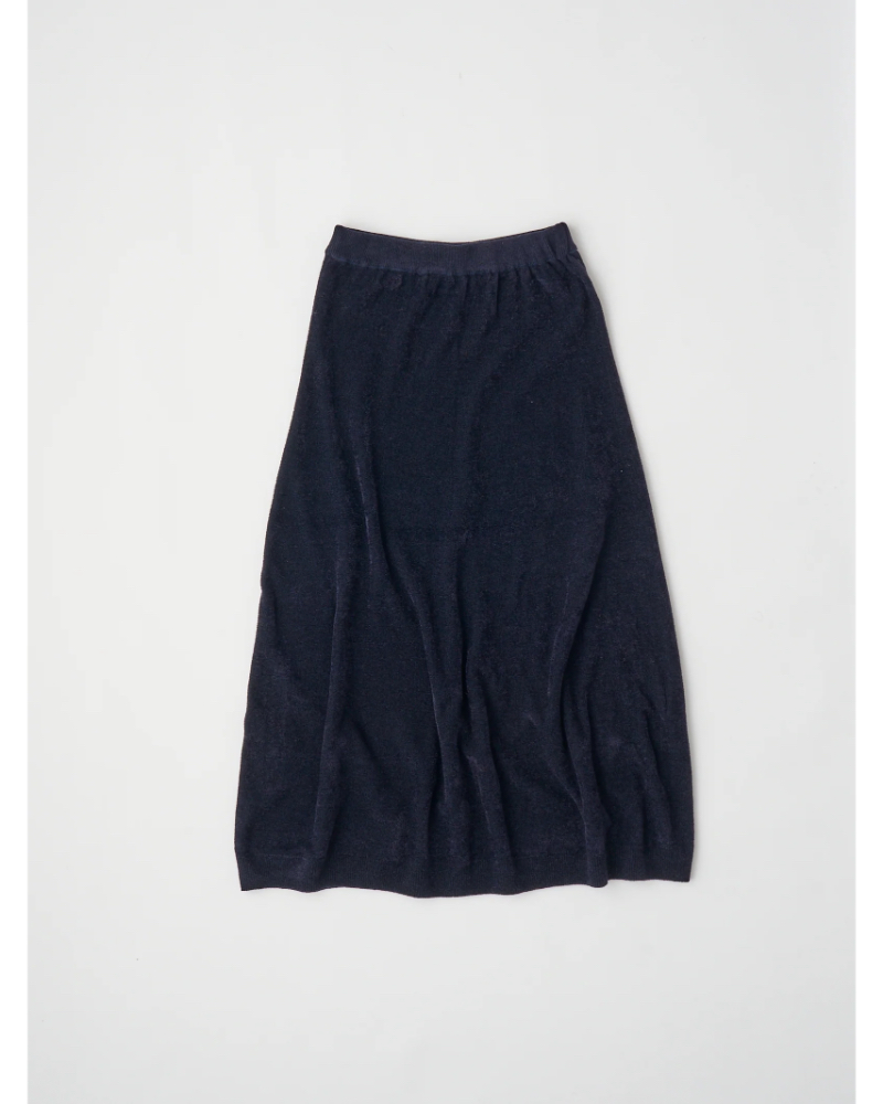 unfiliAtBjWVFL-UW110 EX.SUPERFINE LAMBS WOOL & RAYON MOLE SKIRT