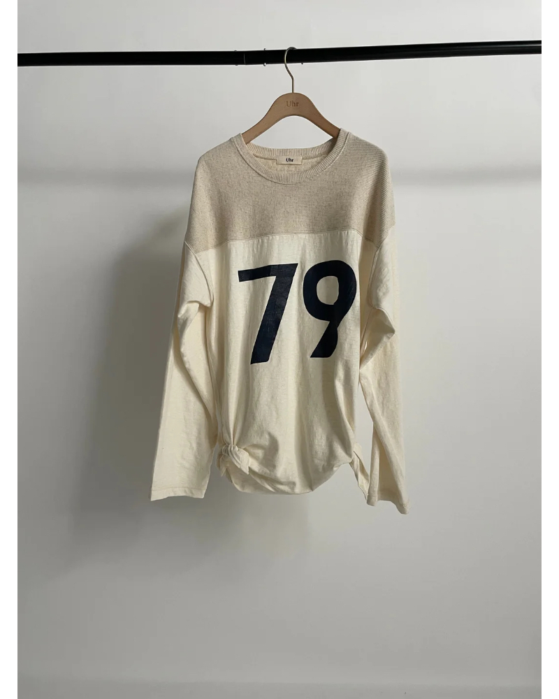UhriE[Aj25AWUhr-CS486 Vintage 79 Long Tee