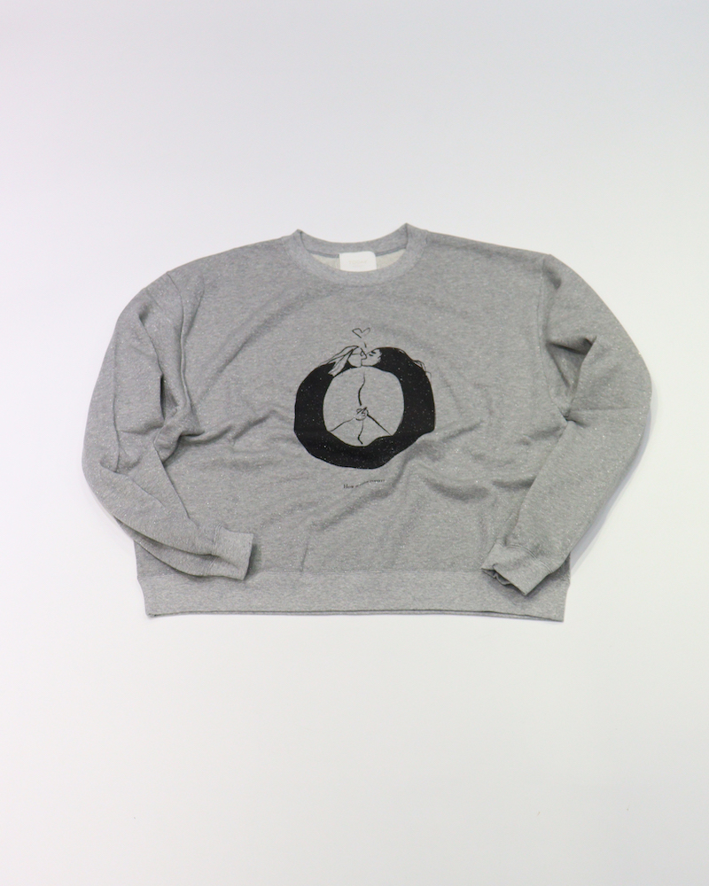 TODAY editionigDfCGfBVj25-1ST-11 "PEACE" #02 Glitter CN Sweat 