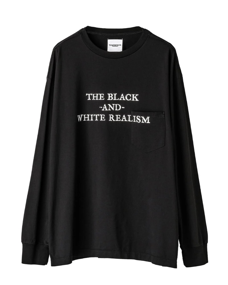 TAKAHIROMIYASHITATheSoloist.i^Jq  ~V^ U \CXg) sc.0028aw25 oversized l/s tee."the black-and-white realism"