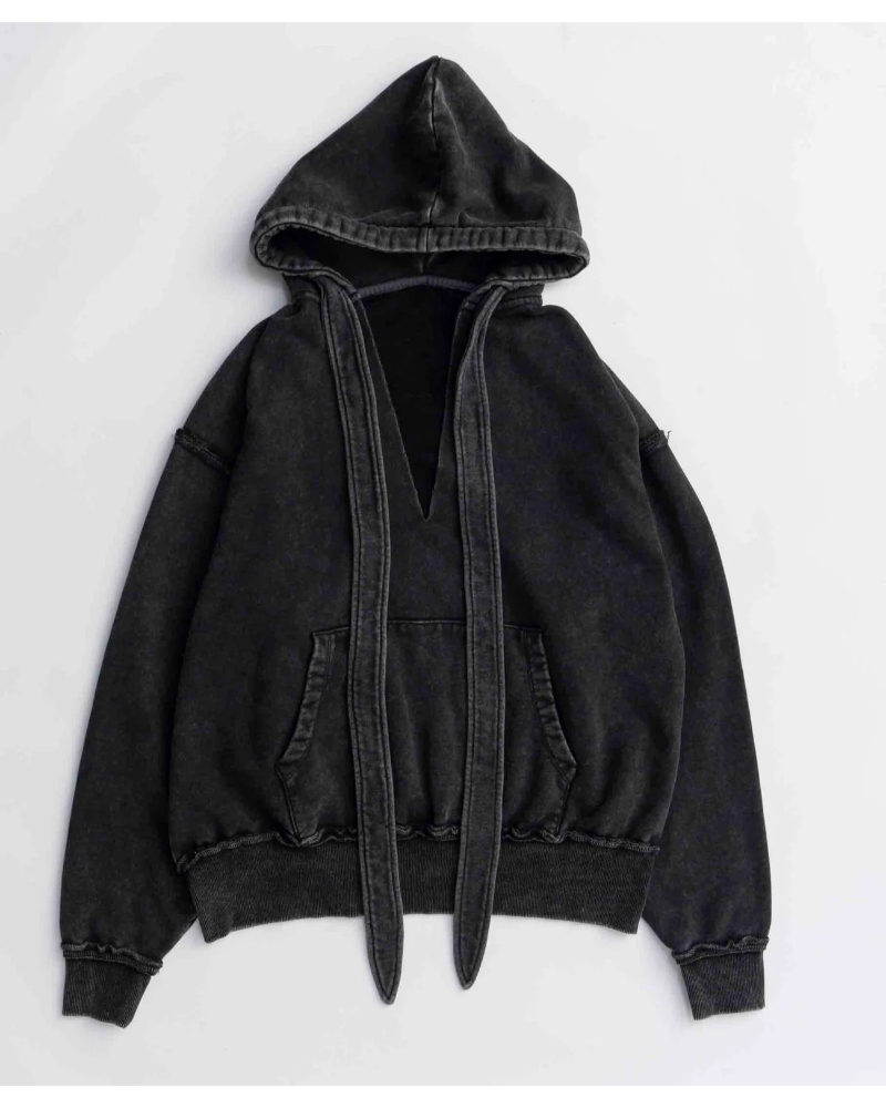 MAISON SPECIAL( ] XyV) 21252415201 Slit Ribbon Hoodie
