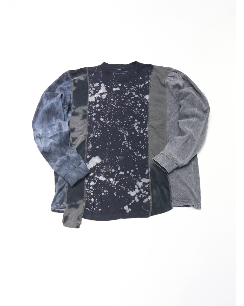 NEEDLESij[hYjRW400 Rebuids by Needles 5 Cut L/S Tee - Mishmash