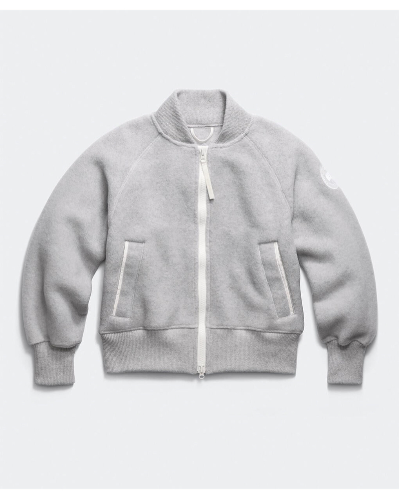 CANADA GOOSEiJi_O[X) 7224WW Sierra Fleece Bomber White Label