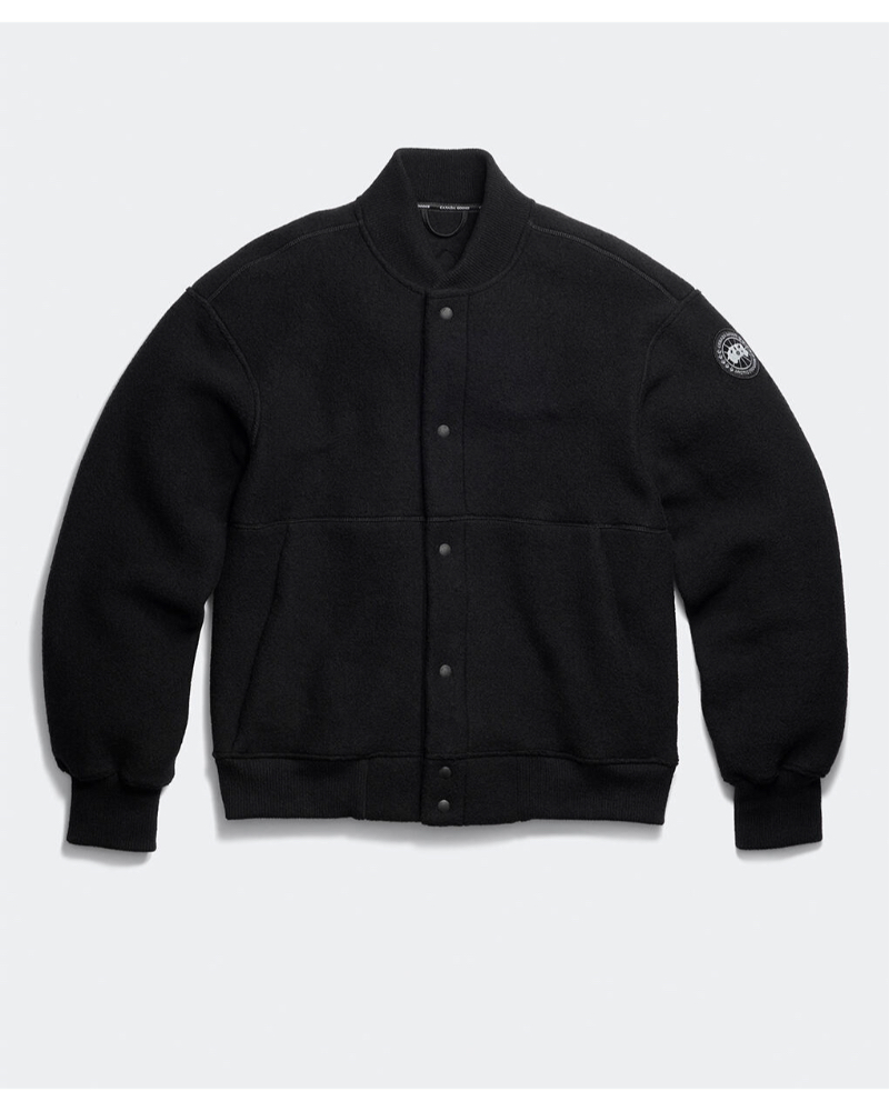 CANADA GOOSEiJi_O[X) 7221MB Hudson Fleece Bomber Black Label