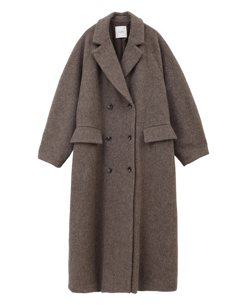 CLANE (�N���l) 19101-0042 DOUBLE WOOL LONG COAT