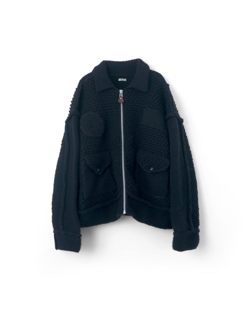 refomed(tHbh)REKN-011 GRANNY KNIT JACKET
