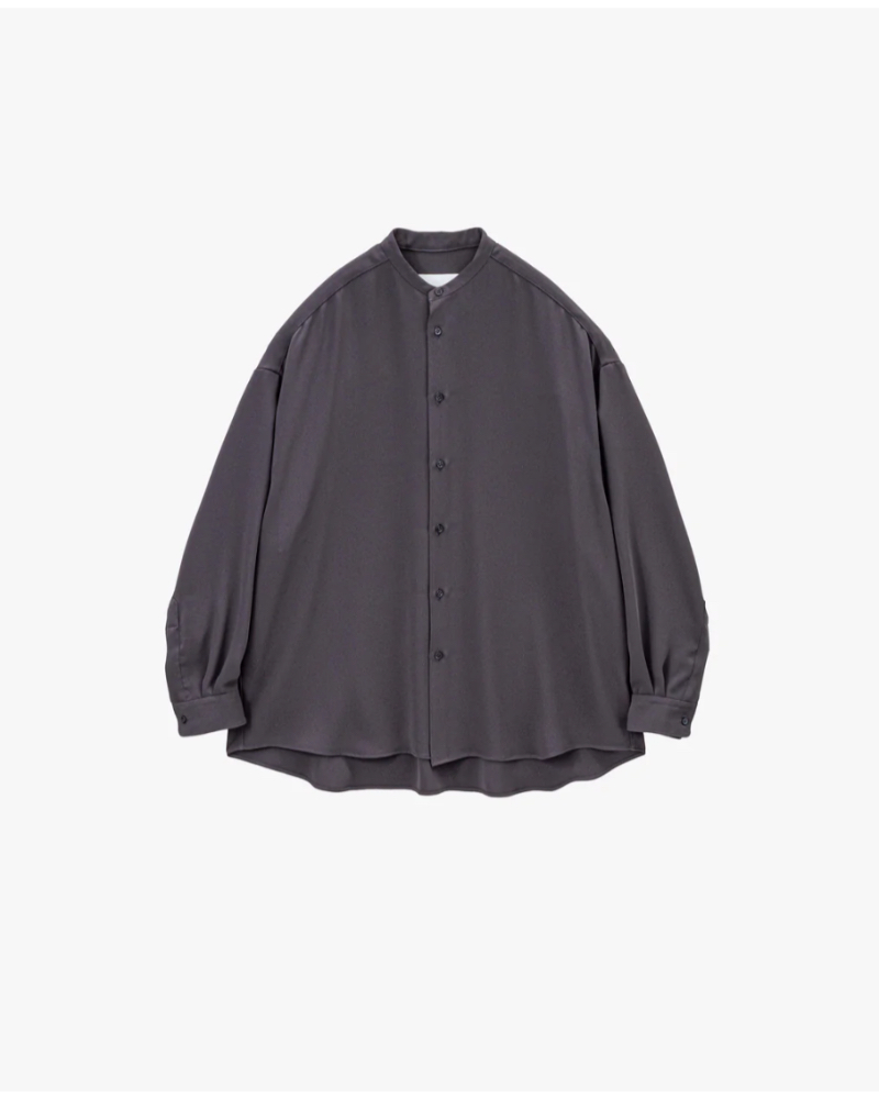Graphpaper�i�O���t�y�[�p�[ )GL261-50078B  Satin Oversized Band Collar Shirt