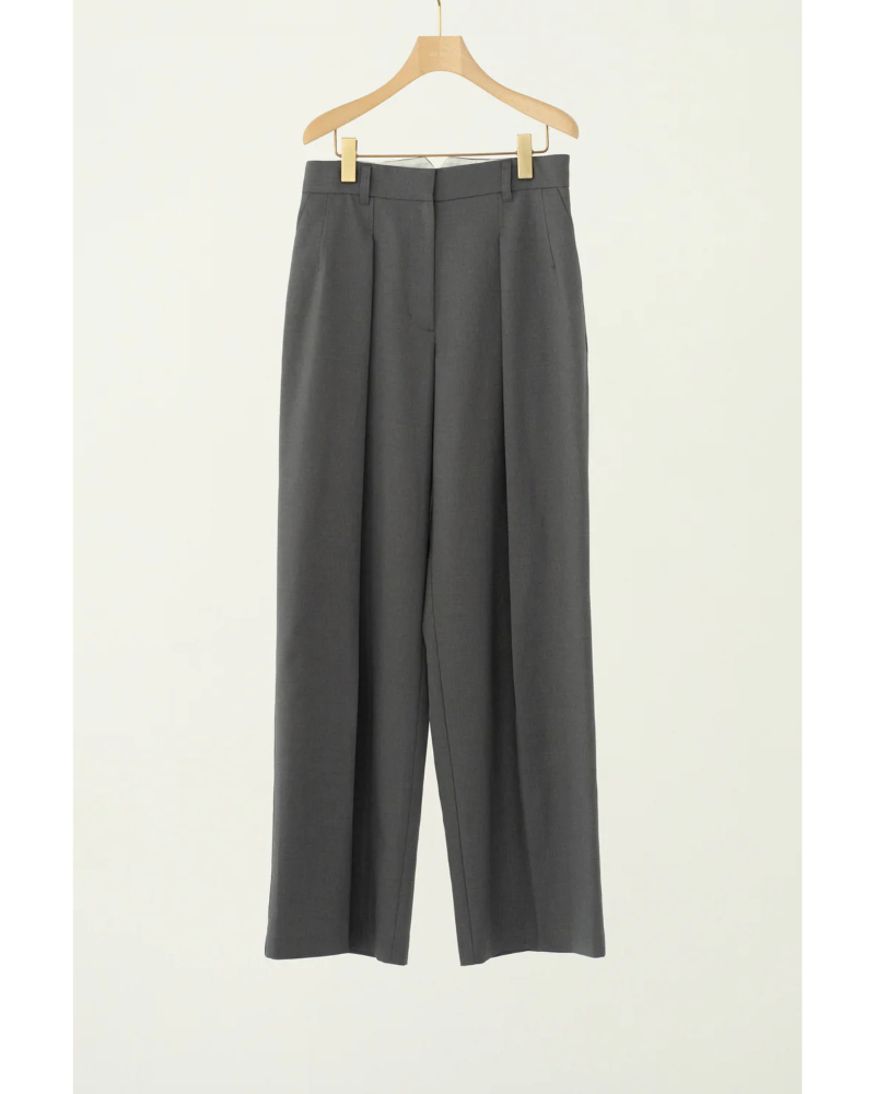 LITTLE $UZIE (���g���X�[�W�[) LS62586P Wool Mix Hip Huggers Tucked Wide Slacks