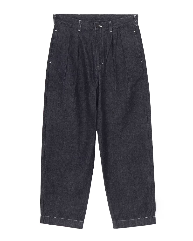 Ground Y�i�O���E���h ���C�jGX-P02-006-1-02 Ground Y�~EDWIN 11oz INDIGO DENIM WIDE-TUCK PANTS WITH TAB DETAIL