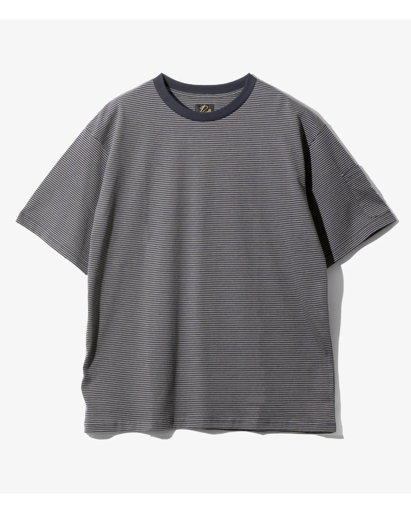NEEDLES�i�j�[�h���Y) SX446 S/S CREW NECK TEE - COTTON STRIPE JERSEY
