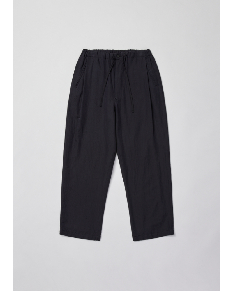 ULTERIOR(�A���e���A�jUPT76-LA231-A WASHED WOOL SILK TWILL DRAWSTRING PANTS
