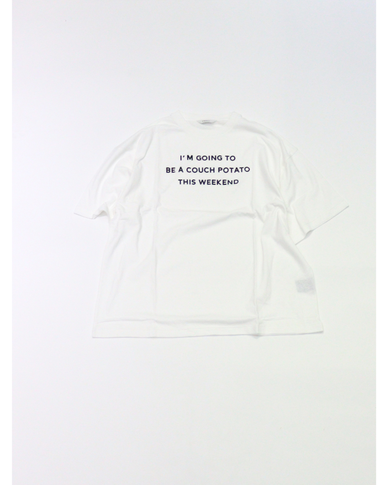 PHEENY�i�t�B�[�j�[)PS26-CS07 Flocked Vintage Jersey Tee