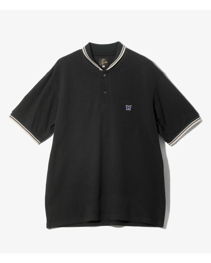 NEEDLES�i�j�[�h���Y) SX441 SHAWL COLLAR POLO - COTTON PIQUE