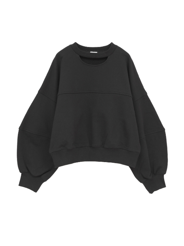 CLANE (�N���l) 80105-1053 MOON SLIT SWEAT TOPS