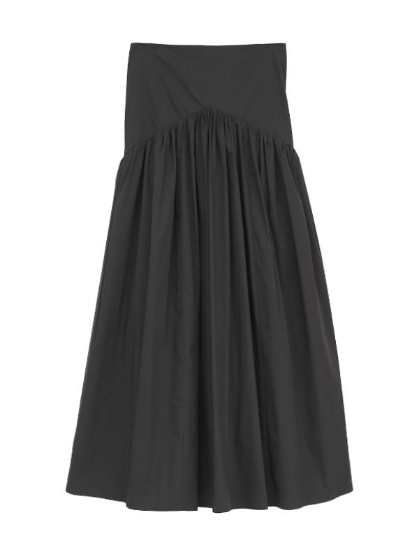 MANOF(�}�m�t) 80109-6003 HIGH WAIST TIERED SKIRT