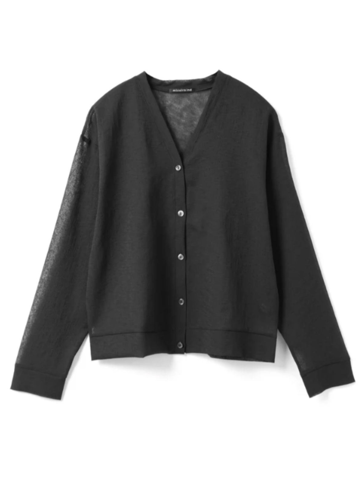 mizuiroind�i�~�Y�C���C���h�j1-210072 washer voile V neck C/D