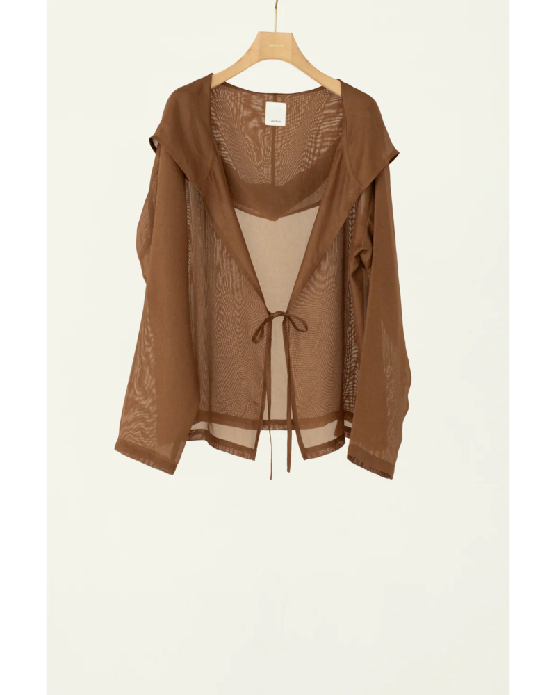 LITTLE $UZIE (���g���X�[�W�[) LS62589T RECYCLE PL MESH HOODIE SHIRT