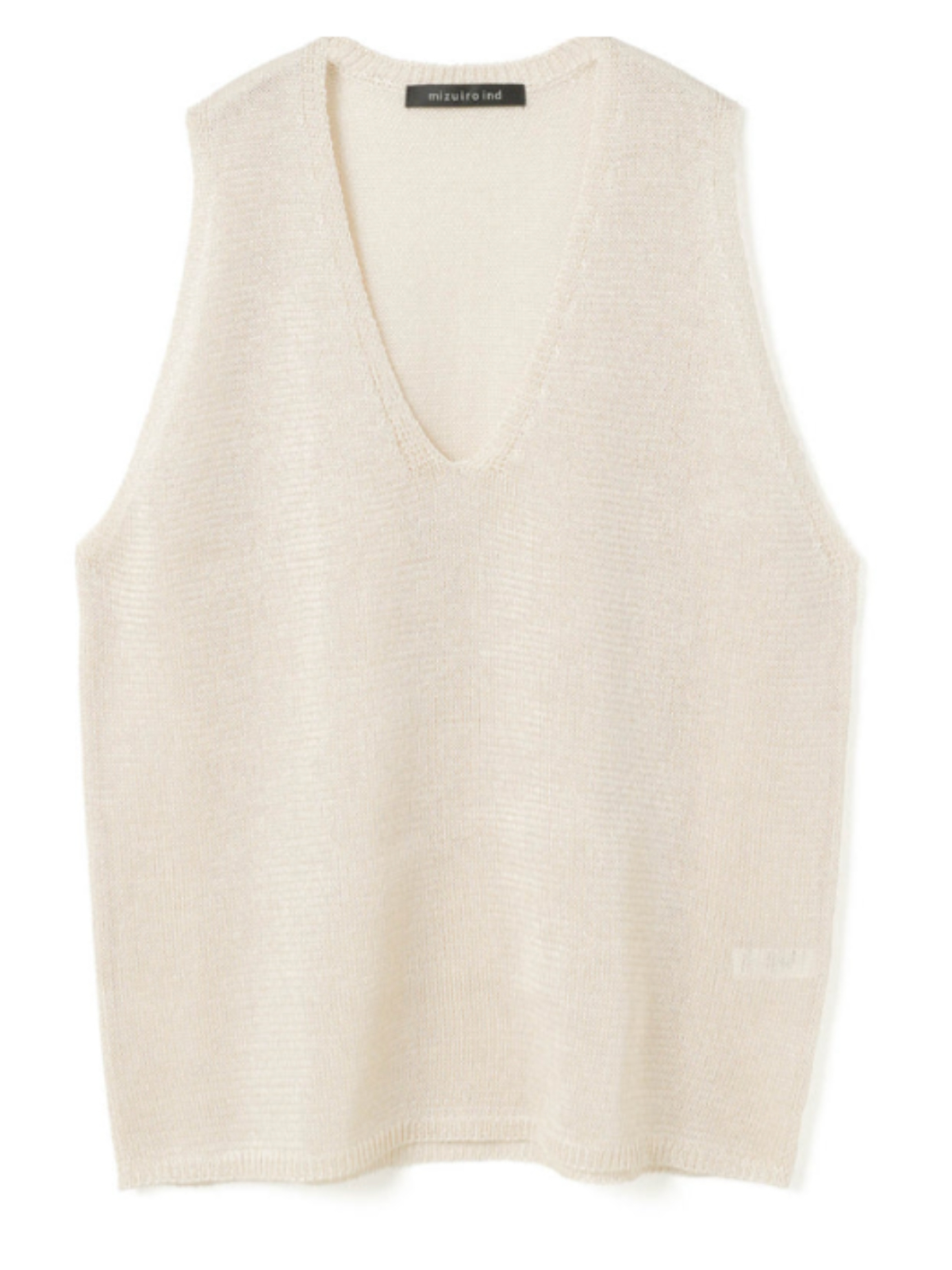mizuiroind�i�~�Y�C���C���h�j1-220062 wide V neck vest
