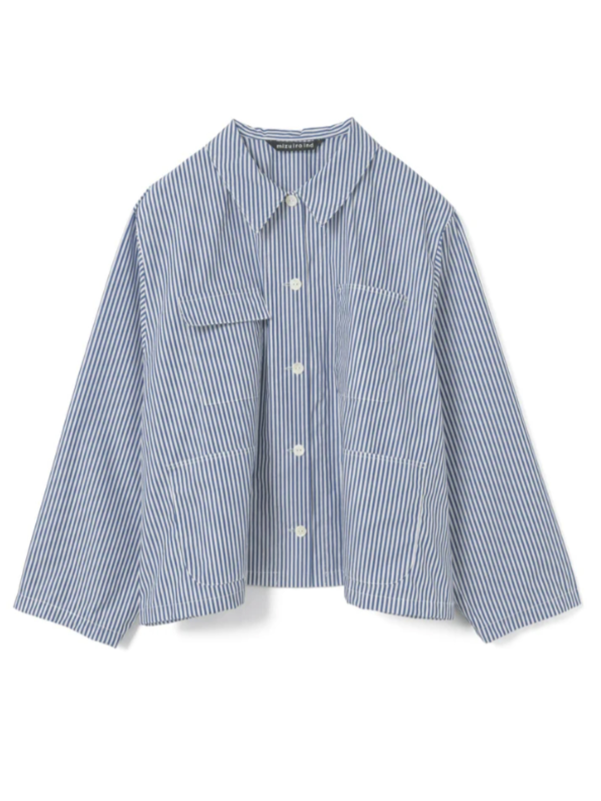 mizuiroind�i�~�Y�C���C���h�j1-230151 stripe coverall