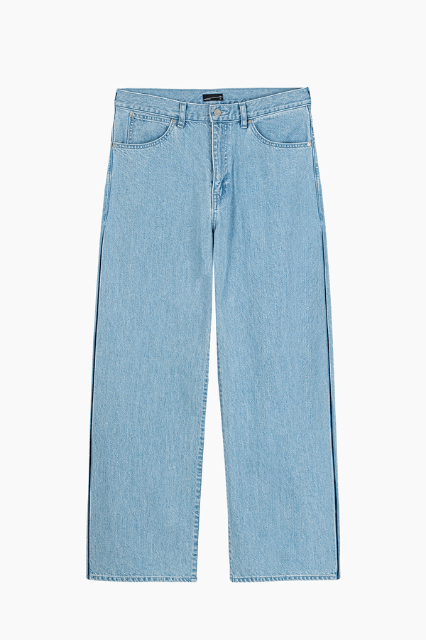 LAD MUSICIAN�i���b�h�~���[�W�V����) 2126-513 11.5oz BLEACH DENIM STRAIGHT PANTS