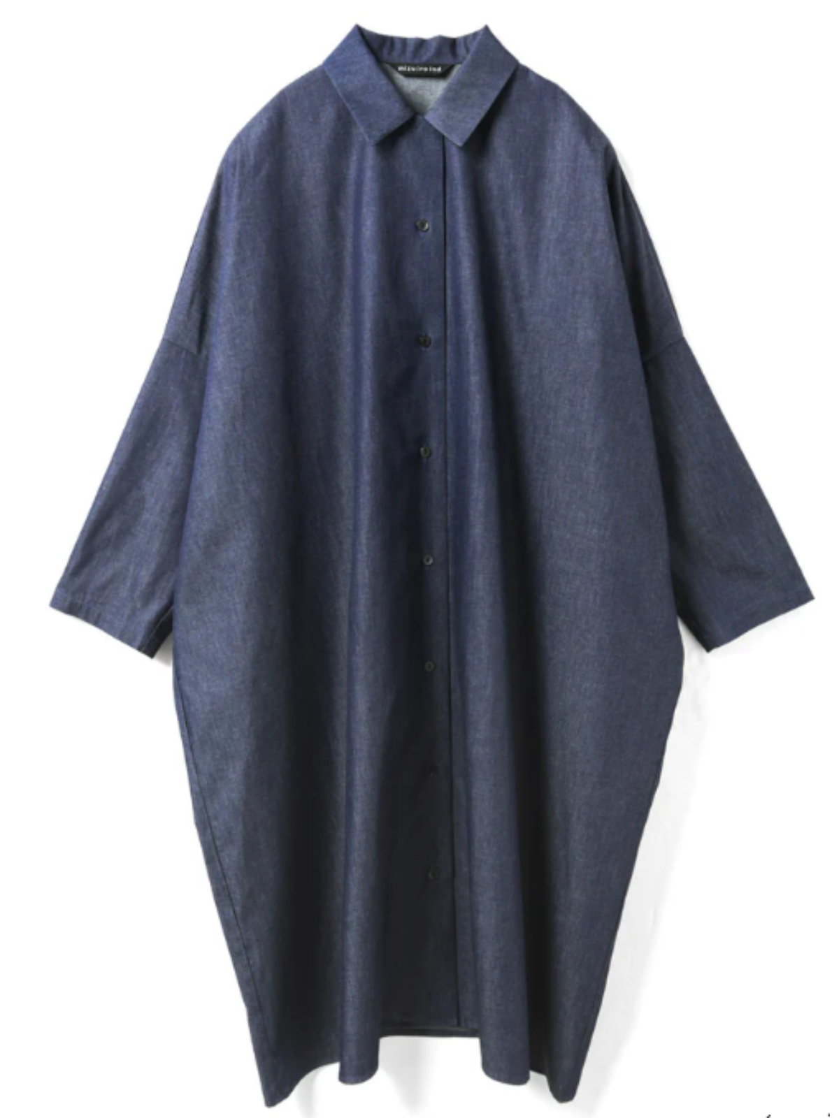 mizuiroind�i�~�Y�C���C���h�j1-250083 denim wide shirt CT