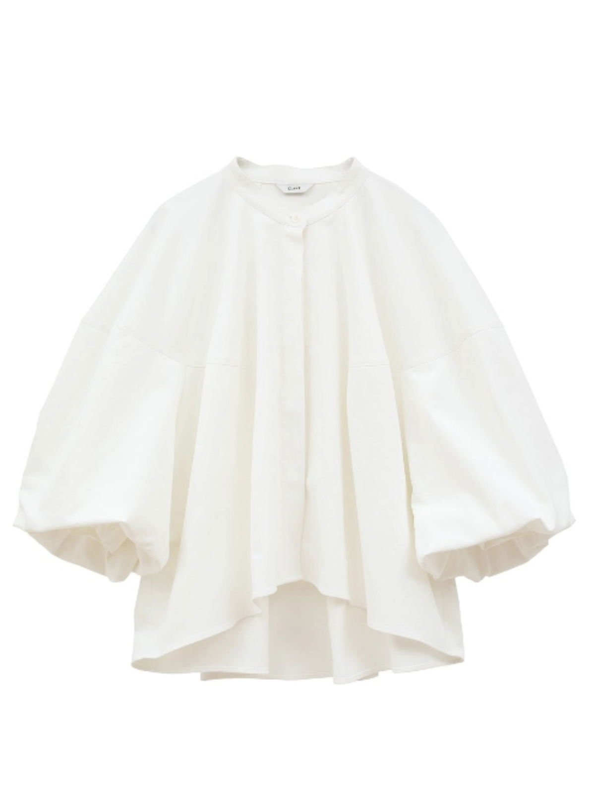 CLANE (�N���l)  10122-4323 VOLUME SLEEVE STAND NECK SHIRTS