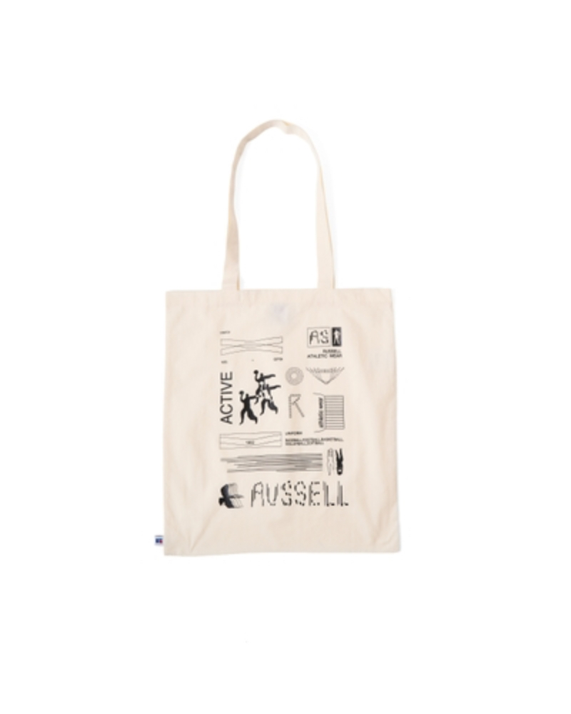 RUSSELL ATHLETIC(���b�Z�� �A�X���e�B�b�N)21426-301 Wmns Graphic Tote Bag "CONVENIENCE YOUNG"