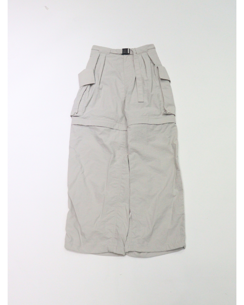 PHEENY�i�t�B�[�j�[)PS26-PT07 Nylon Taffeta Convertible Pants